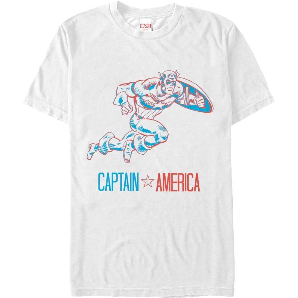 3D Captain America Tshirt